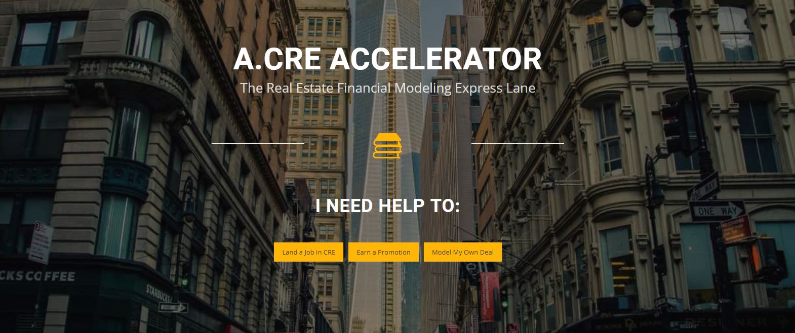 A.CRE Accelerator Real Estate Financial Modeling Courses