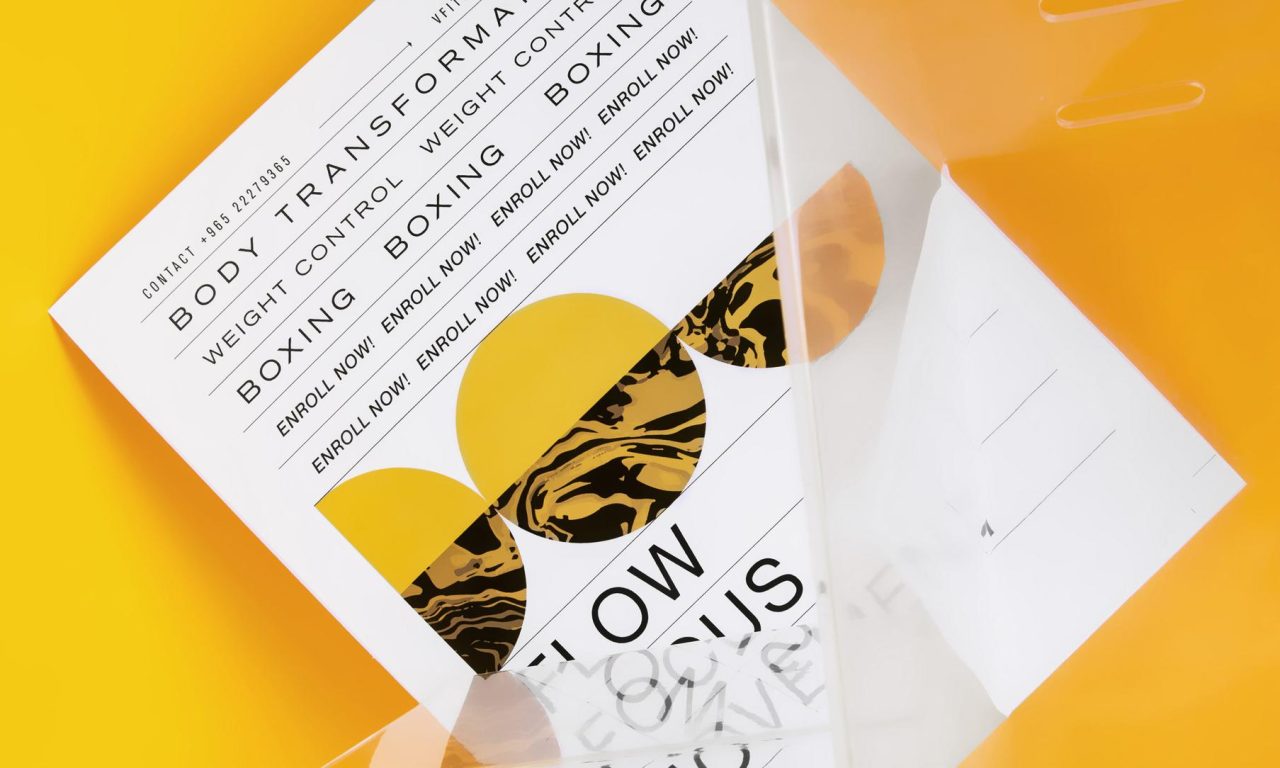 Yellow Paper Print